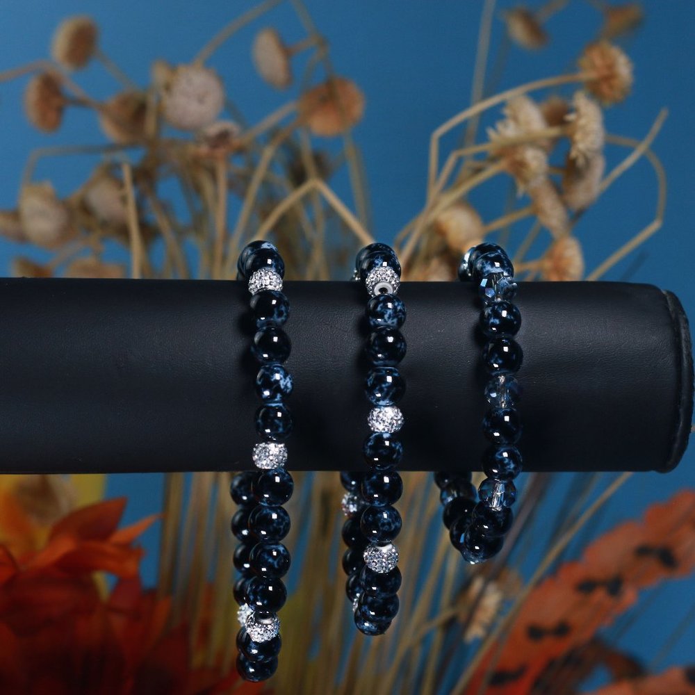 Hand beaded bracelet by Angela Lopez